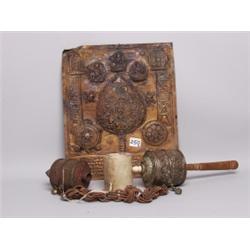 5 Items Tibetan/Nepalese Metalware 