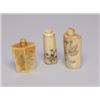 Image 1 : Three Chinese Ceramic Snuff Bottles