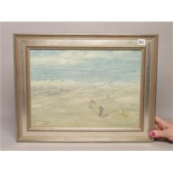 Impressionist Oil on Canvas  Laid Down