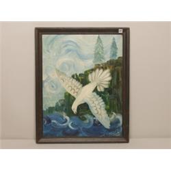 M. Clarke '68 Oil on Panel   The Dove