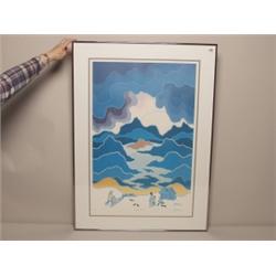 Ted Harrison Pencil Signed Poster
