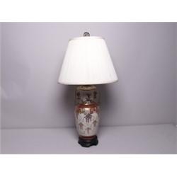 Japanese Satsuma Vase Lamp