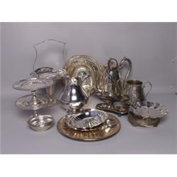 Estate Lot Silverplated Metalware
