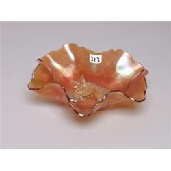 Dugan Carnival Glass Marigold Flat Base Bowl