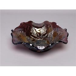 Millersburg Carnival Glass Amethyst  Bowl