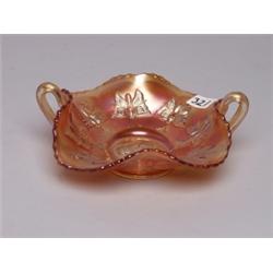 Fenton Carnival Glass Marigold Bon Bon Dish