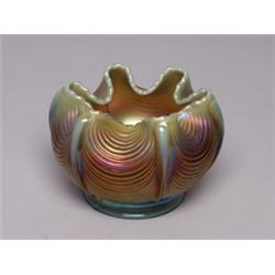 Northwood Carnival Glass Rose Bowl