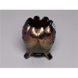 Northwood Carnival Glass Rose Bowl