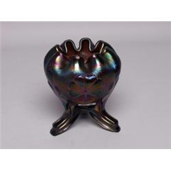 Northwood Carnival Glass Rose Bowl