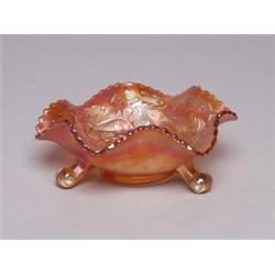 Fenton Carnival Glass Footed Bowl