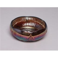 English Amethyst Glass Bowl