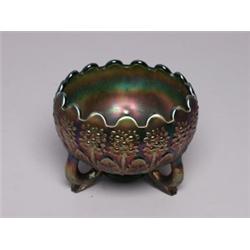 Fenton Carnival Glass Rose Bowl