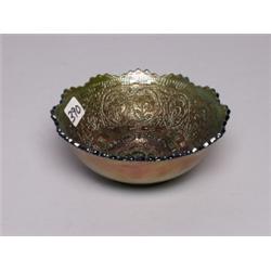 Fenton Carnival Glass Flat Base Bowl