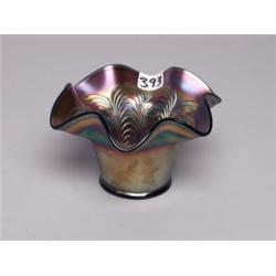 Blue Fenton Carnival Glass Hat