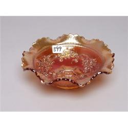 Imperial Carnival Glass Flat Base Bowl