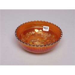 Imperial Carnival Glass Flat Base Bowl