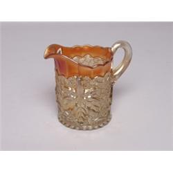 Marigold Dugan Carnival Glass Creamer