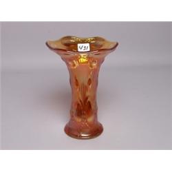 Marigold Imperial Carnival Glass Vase
