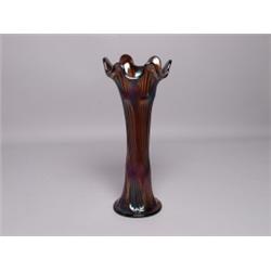 Carnival Glass Fenton Amethyst Vase