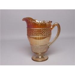 Fenton Marigold Carnival Glass Pitcher