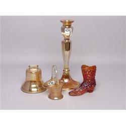 4 pcs Various Carnival Glass by Fenton