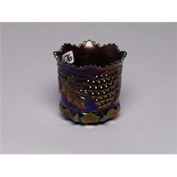 Northwood Carnival Glass Amethyst Spooner