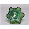 Image 2 : Green Carnival Glass Compote