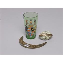 Austrian Enamel Beaker, Shell Snuff