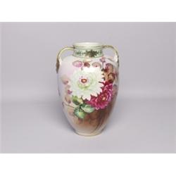 Japanese Nippon Ware Handpainted Vase