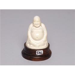 Old Chinese Carved Ivory Buddha 