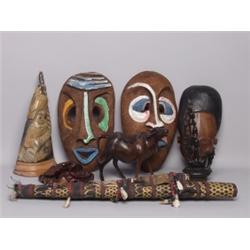 Estate Lot Nine Items Carved wood