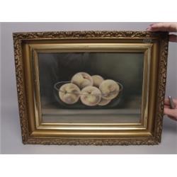 American Pastel Still Life in Antique Frame