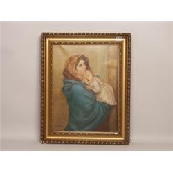 A. Ravert Oil on Canvas - MADONNA