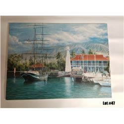 "Carthaginian" by Larry Dotson, Canvas, 13/250, 24x18, $812 Retail, Stretched on Bars