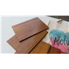 Image 2 : Qty 8 Koa Veneer Photo Album Covers 8x11.5, Aloha Canvas Tote Bag
