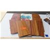 Image 1 : Qty 18 Koa Veneer Photo Album Covers 7x13, Aloha Canvas Tote Bag