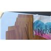 Image 2 : Qty 18 Koa Veneer Photo Album Covers 7x13, Aloha Canvas Tote Bag