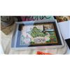 Image 2 : Retail Mdse: Blaise Domino Mugs (4 qty), Oahu Clock, 25 Sandwich Isles Note Cards