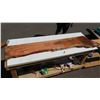 Image 1 : Large Koa Wood Plank w/ Bark (Over 6 ft Long)