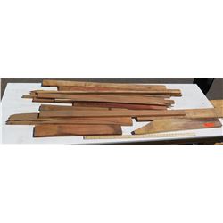 Koa Wood Bundle, Various Grades, Quality, Sizes, (Approx 2-4 ft), Approx. 15 pcs