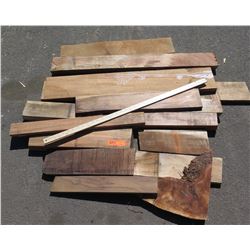 Koa Wood Bundle, Various Grades, Quality, Sizes, (Approx 1-3 ft), Approx. 14 pcs