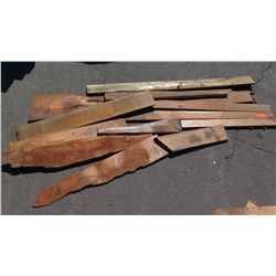 Koa Wood Bundle, Various Grades, Quality, Sizes, (Approx 1-5 ft), Approx. 13 pcs