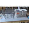 Image 1 : Wire Baskets (10 pcs) and Large Stack of Foil Pans