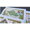 Image 8 : Blaise Domino Signed Unframed Canvas Giclee Maps (10 qty) Oahu, Maui, Sandwich Isles. Original Signa