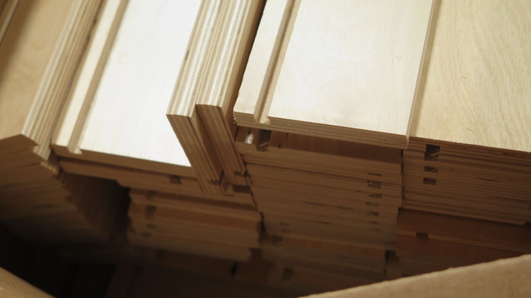 Box of Prefinished Maple Drawer Materials