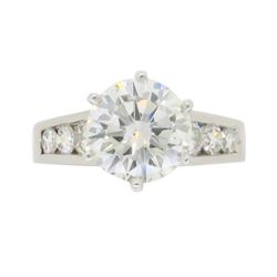 Platinum 2.67ctw Diamond Ring