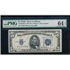 Image 1 : 1934D $5 Silver Certificate PMG 64PPQ
