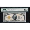 Image 1 : 1928 $10 Gold Certificate PMG 65EPQ