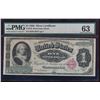 Image 1 : 1866 $1 Martha Washington Silver Certificate PMG 63