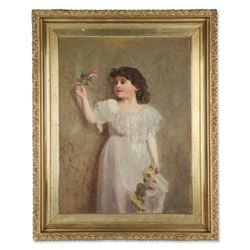 Child Presenting Rose (19th Century)